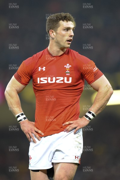 110318 - Wales v Italy - NatWest 6 Nations Championship - George North of Wales 