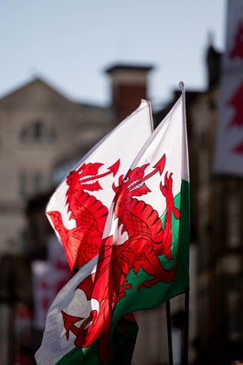140326 - Wales v Italy - Guinness Six Nations - Fans Ahead of the game 