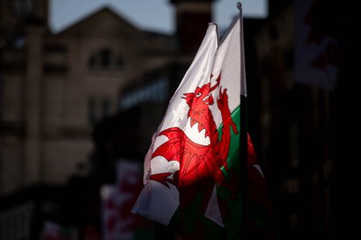 140326 - Wales v Italy - Guinness Six Nations - Fans Ahead of the game 