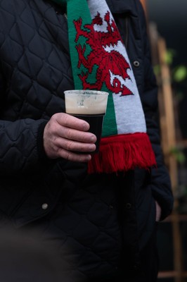 140326 - Wales v Italy - Guinness Six Nations - Fans Ahead of the game 