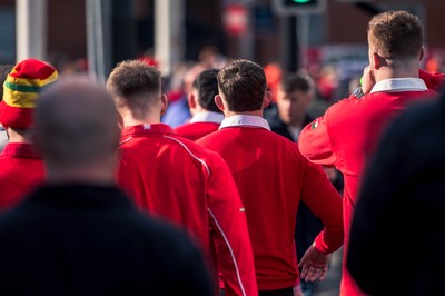 140326 - Wales v Italy - Guinness Six Nations - Fans Ahead of the game 