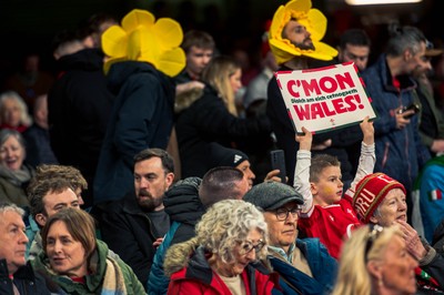 140326 - Wales v Italy - Guinness Six Nations - Fans During the Game