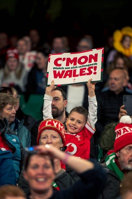 140326 - Wales v Italy - Guinness Six Nations - Fans During the Game