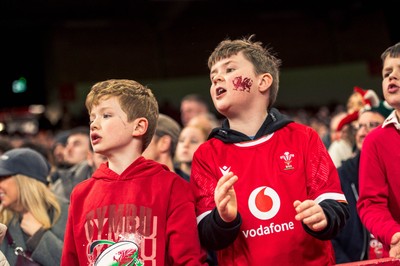 140326 - Wales v Italy - Guinness Six Nations - Fans During the Game
