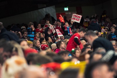 140326 - Wales v Italy - Guinness Six Nations - Fans During the Game
