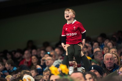 140326 - Wales v Italy - Guinness Six Nations - Fans During the Game