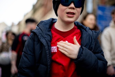 140326 - Wales v Italy - Guinness Six Nations - Fans Ahead of the game 