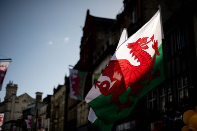 140326 - Wales v Italy - Guinness Six Nations - Fans Ahead of the game 