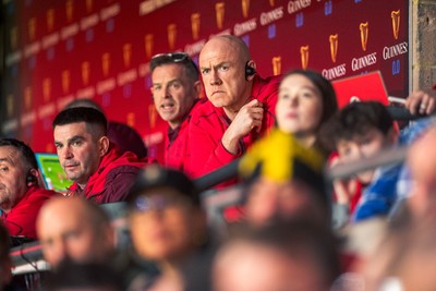 140326 - Wales v Italy - Guinness Six Nations - Wales Coach Steve Tandy looks on during the game 