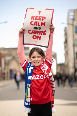 140326 - Wales v Italy - Guinness Six Nations - Fans Ahead of the game 