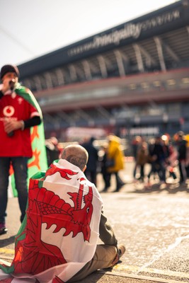 140326 - Wales v Italy - Guinness Six Nations - Fans Ahead of the game 