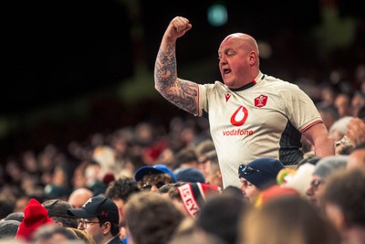 140326 - Wales v Italy - Guinness Six Nations - Fans During the Game