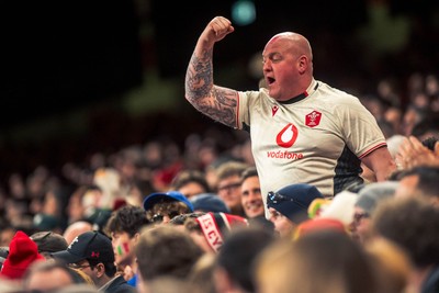 140326 - Wales v Italy - Guinness Six Nations - Fans During the Game