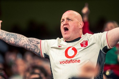 140326 - Wales v Italy - Guinness Six Nations - Fans During the Game