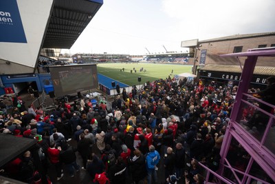 140326 - Wales v Italy - Guinness Six Nations - Fans in Cardiff Arms Park ahead of the game 