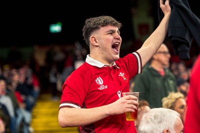 140326 - Wales v Italy - Guinness Six Nations - Fans During the Game