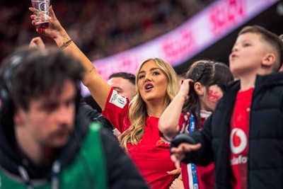 140326 - Wales v Italy - Guinness Six Nations - Fans During the Game