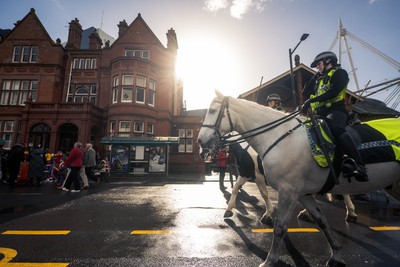 140326 - Wales v Italy - Guinness Six Nations - Fans Ahead of the game 