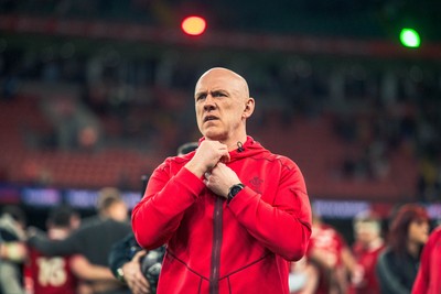 140326 - Wales v Italy - Guinness Six Nations - Wales Head coach Steve Tandy after the game 
