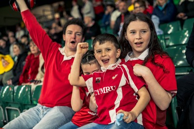 140326 - Wales v Italy - Guinness Six Nations - Fans During the Game