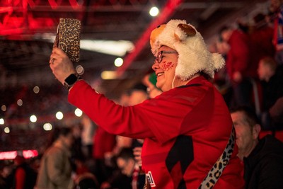 140326 - Wales v Italy - Guinness Six Nations - Fans During the Game