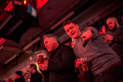 140326 - Wales v Italy - Guinness Six Nations - Fans During the Game