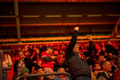 140326 - Wales v Italy - Guinness Six Nations - Fans During the Game