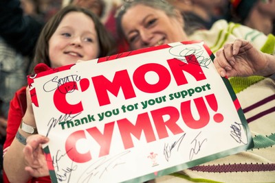140326 - Wales v Italy - Guinness Six Nations - Fans During the Game
