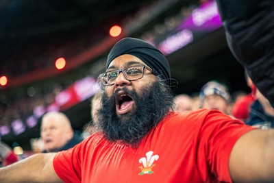 140326 - Wales v Italy - Guinness Six Nations - Fans During the Game
