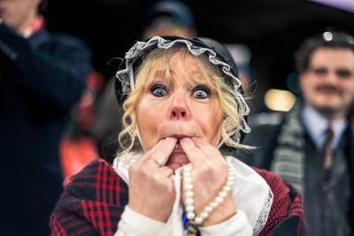 140326 - Wales v Italy - Guinness Six Nations - Fans During the Game