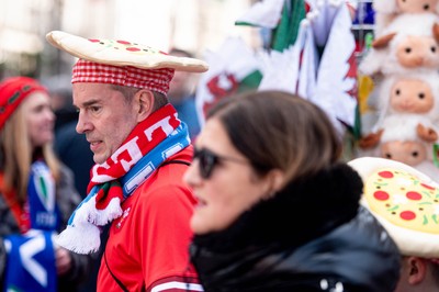 140326 - Wales v Italy - Guinness Six Nations - Fans Ahead of the game 