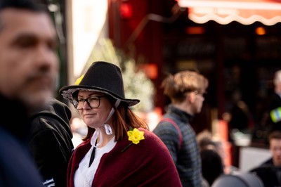 140326 - Wales v Italy - Guinness Six Nations - Fans Ahead of the game 