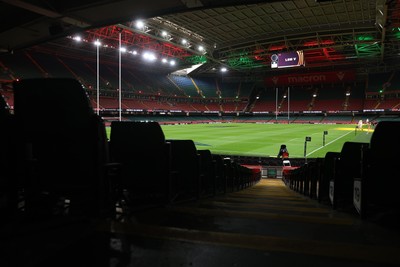 140326 - Wales v Italy - Guinness Six Nations Championship - General View of the Principality Stadium before the game