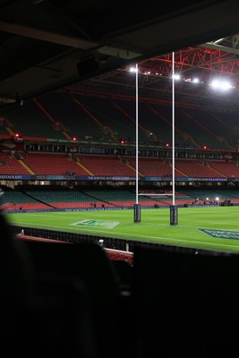 140326 - Wales v Italy - Guinness Six Nations Championship - General View of the Principality Stadium before the game