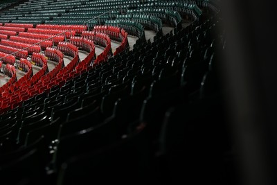 140326 - Wales v Italy - Guinness Six Nations Championship - General View of the Principality Stadium before the game