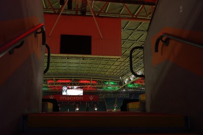 140326 - Wales v Italy - Guinness Six Nations Championship - General View of the Principality Stadium before the game