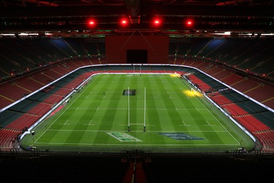 140326 - Wales v Italy - Guinness Six Nations Championship - General View of the Principality Stadium before the game