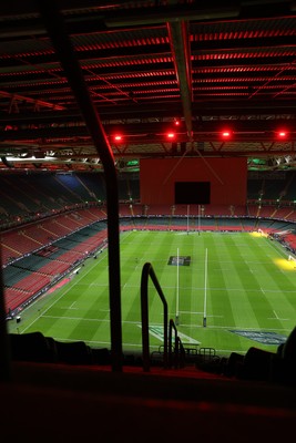 140326 - Wales v Italy - Guinness Six Nations Championship - General View of the Principality Stadium before the game