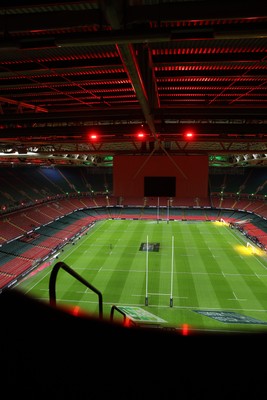 140326 - Wales v Italy - Guinness Six Nations Championship - General View of the Principality Stadium before the game