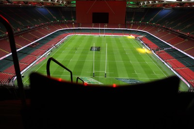 140326 - Wales v Italy - Guinness Six Nations Championship - General View of the Principality Stadium before the game