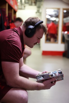 140326 - Wales v Italy - Guinness Six Nations Championship - Dewi Lake of Wales arrives at the stadium