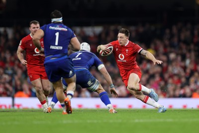 140326 - Wales v Italy - Guinness Six Nations Championship - Josh Adams of Wales 