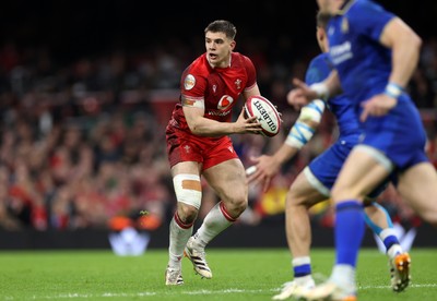 140326 - Wales v Italy - Guinness Six Nations Championship - Joe Hawkins of Wales 