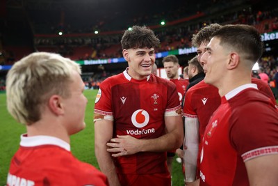 140326 - Wales v Italy - Guinness Six Nations Championship - Eddie James of Wales at full time
