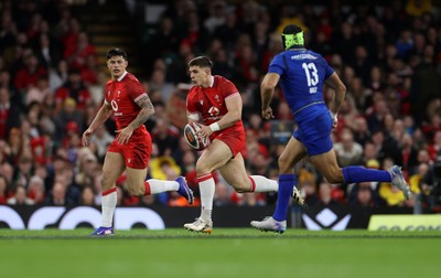 140326 - Wales v Italy - Guinness Six Nations Championship - Joe Hawkins of Wales 