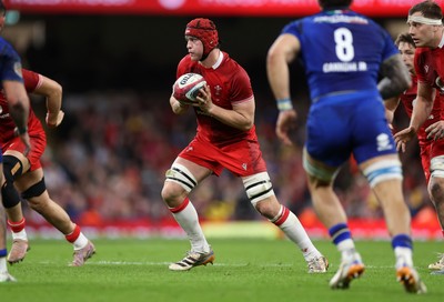 140326 - Wales v Italy - Guinness Six Nations Championship - James Botham of Wales 