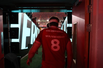 140326 - Wales v Italy - Guinness Six Nations Championship - Aaron Wainwright of Wales 
