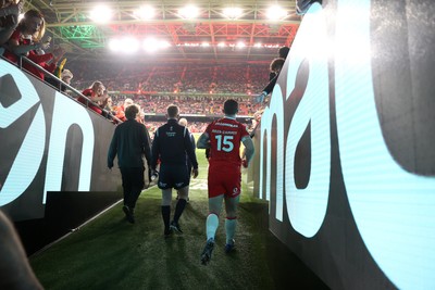 140326 - Wales v Italy - Guinness Six Nations Championship - Louis Rees-Zammit of Wales 