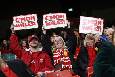 140326 - Wales v Italy - Guinness Six Nations Championship - Fans