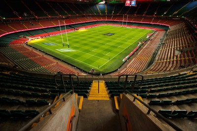 140326 - Wales v Italy - Guinness Six Nations - General view inside Principality Stadium before the match